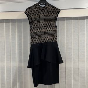 Black and Gold Dress